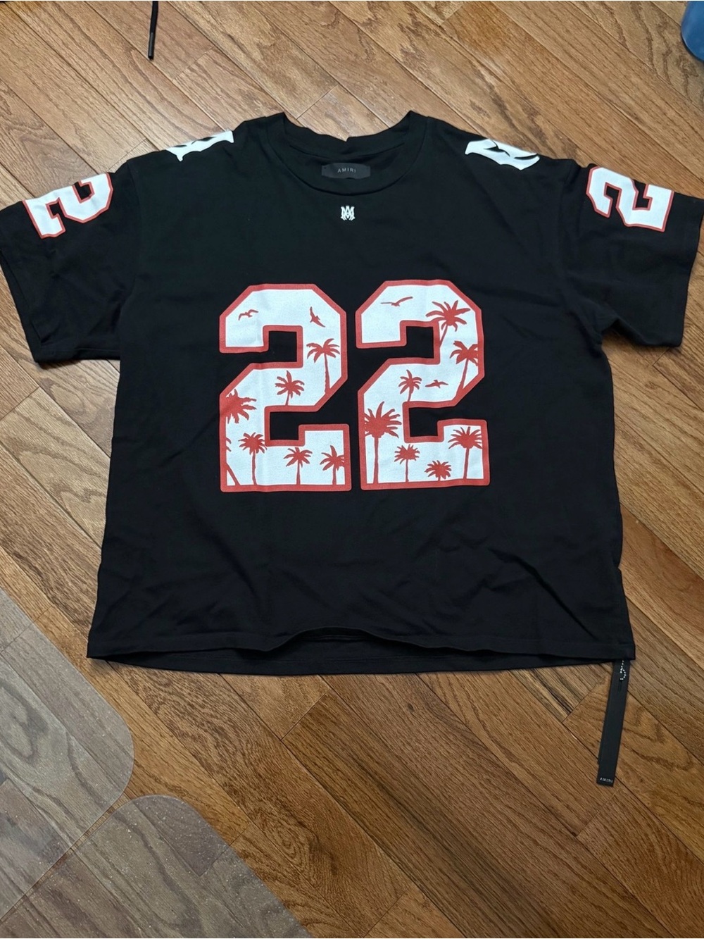 AMIRI Oversized 22 Football Tee